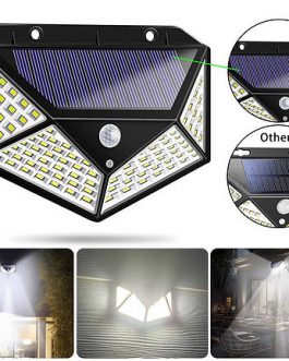 Solar LED Wide-Angle Wall Light